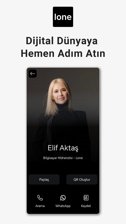 Lone - Dijital Kartvizit