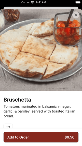 Luisa's Pizzeria iPhone screenshot 3 - Food & Drink app