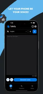 Talkify: Type To Speak, Audio screenshot #2 for iPhone