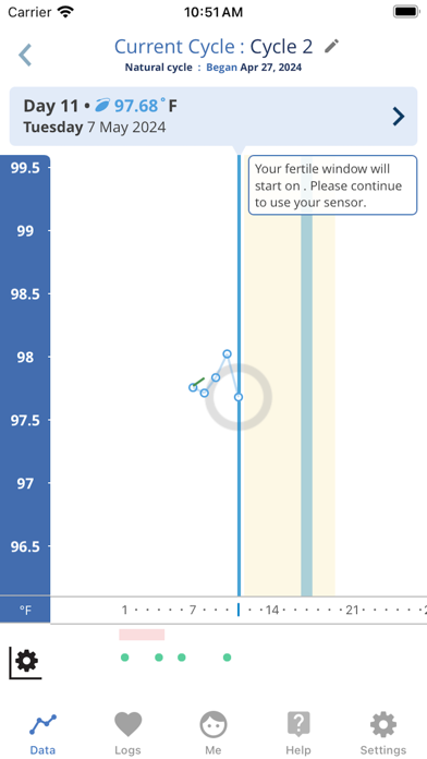 OvuSense Cycle & PCOS Tracker Screenshot