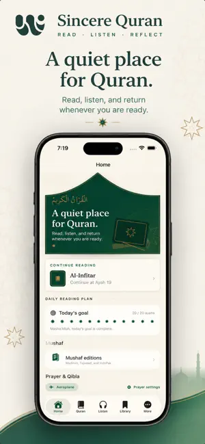 Sincere Quran screenshot 1