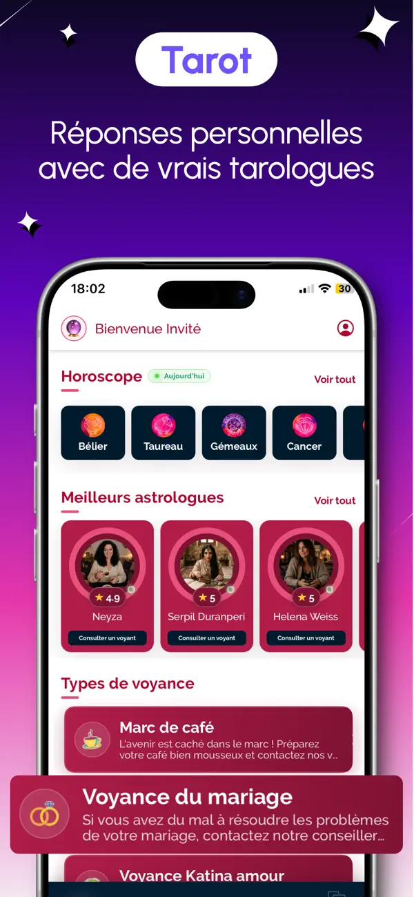 Screenshot #3 pour Falvefal: Tarot Horoscope