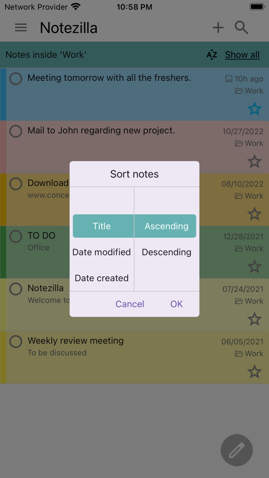 #7. Notezilla - Notes & Reminders (iOS) 由: Gautam Jain