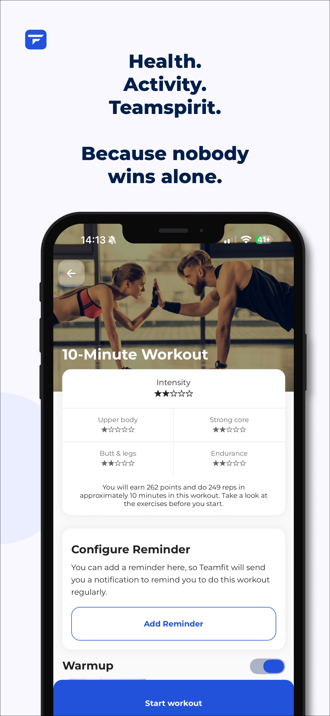 Teamfit - train as a team screenshot 7
