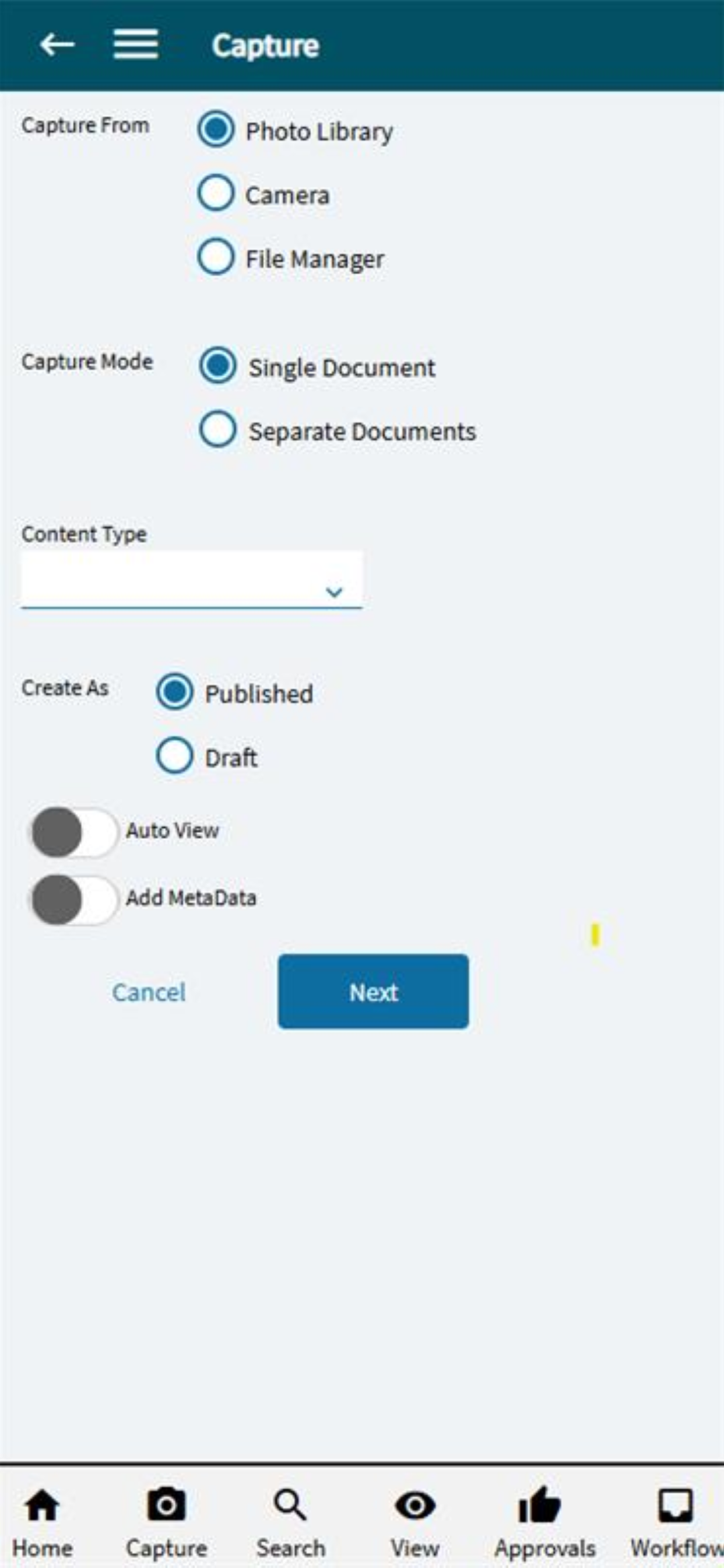 Epicor ECM screenshot 4