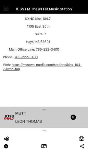 Kiss 104.7 screenshot 3