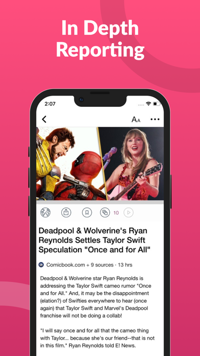 Celebrity News & Social Trends Screenshot