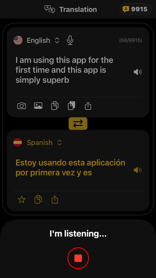 #3. Voice language translator (iOS) 由: Nishaben Patel