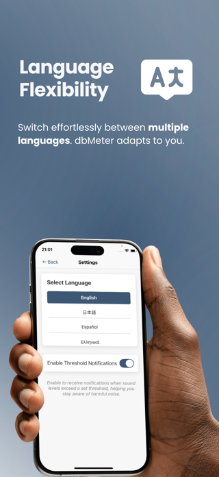 dbMeter - Decibel Level Meter Screenshot 7 of 7