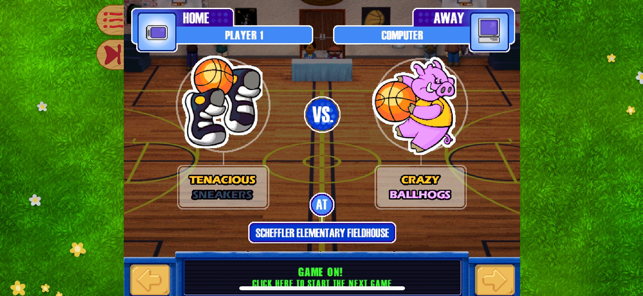 Capture d'écran de Backyard Basketball '01