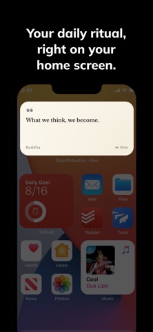 Daily Motivation - Rise screenshot