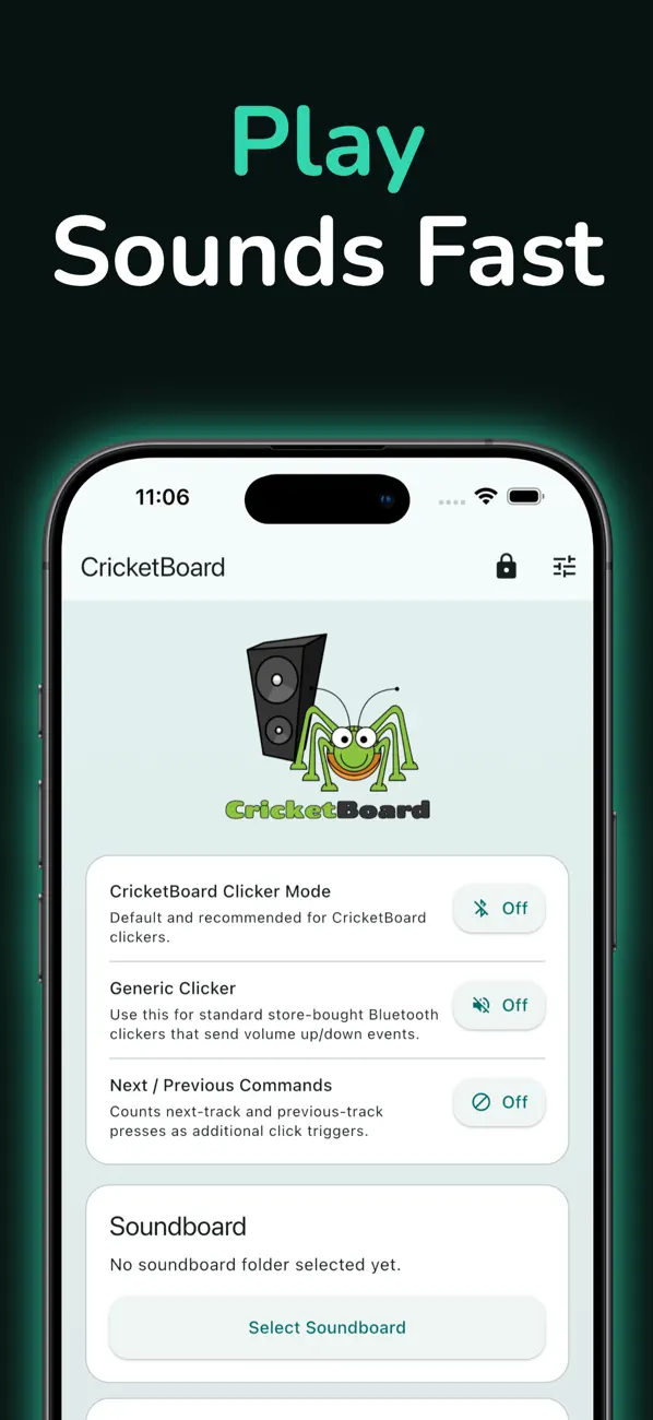 Screenshot #1 pour CricketBoard Clicker