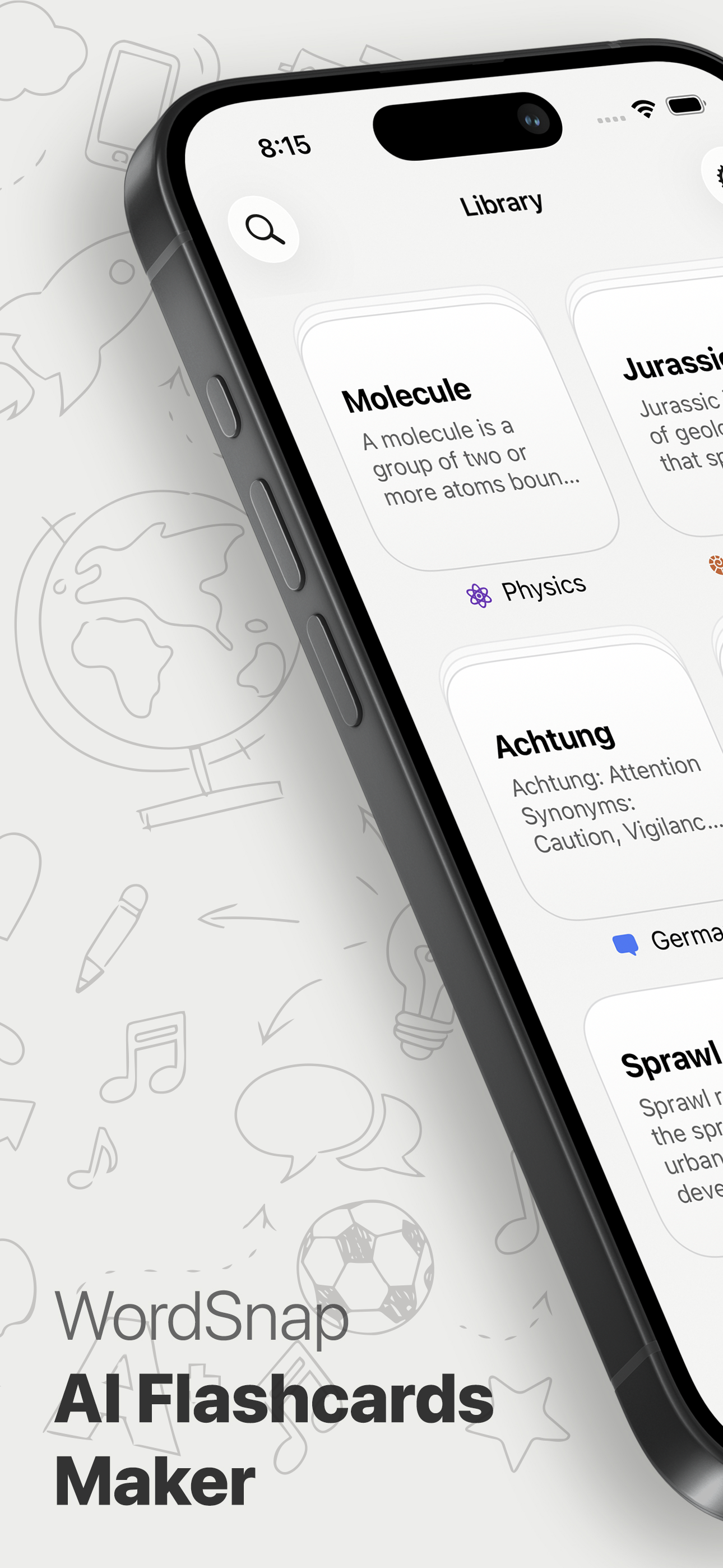 AI Flashcards Maker - WordSnap