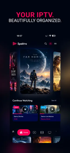Spektra IPTV Player screenshot 1