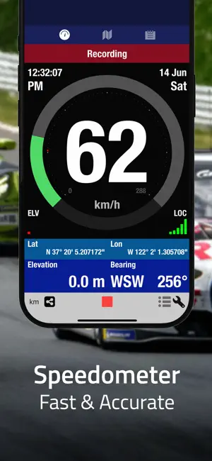 GeoLogger - GPS Speedometer screenshot 1