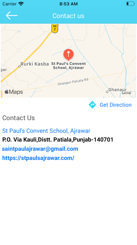 #3. St. Paul's Convent Ajrawar (iOS) Podle: Radical Point LLP