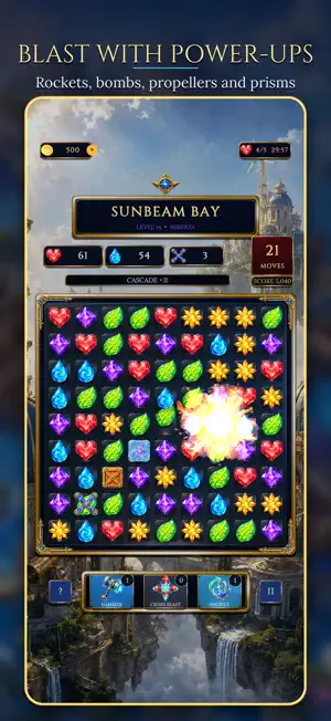 Fast Match 3: Jewel Puzzle screenshot 2