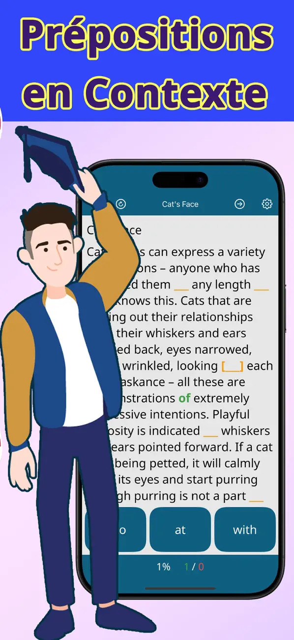 Screenshot #2 pour Apprenez l'anglais:Préposition