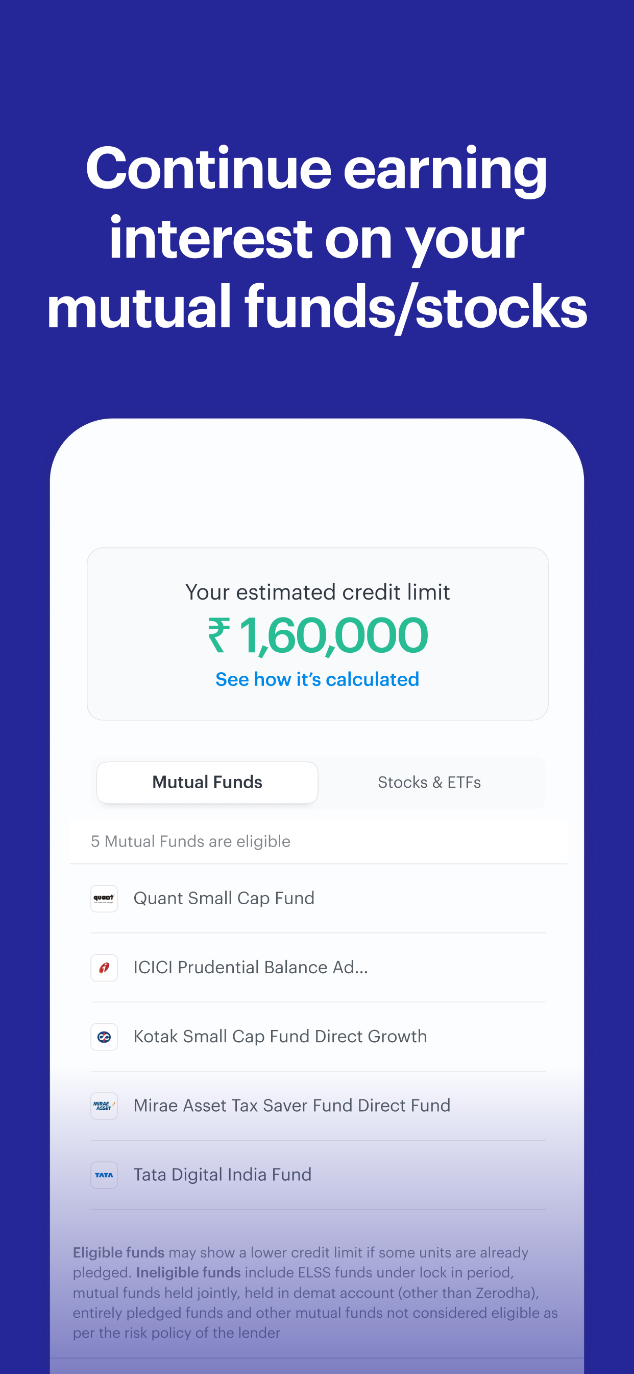 creditcase: Mutual Fund Loans