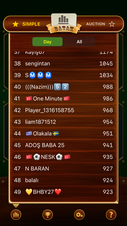 #6. Batak Online trick taking game (iOS) 由: Adikus