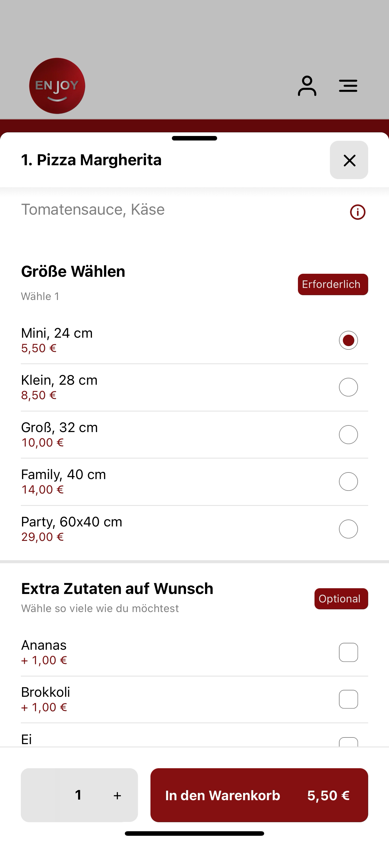 Enjoy Bringdienst screenshot 4
