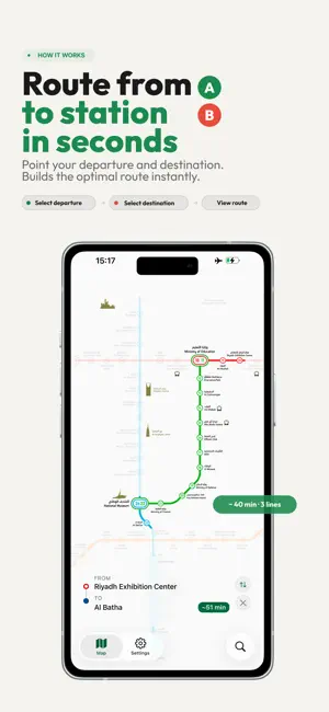 Riyadh metro | قطار الرياض iPhone screenshot 2