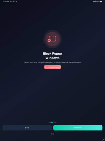 TabGuard iPad screenshot