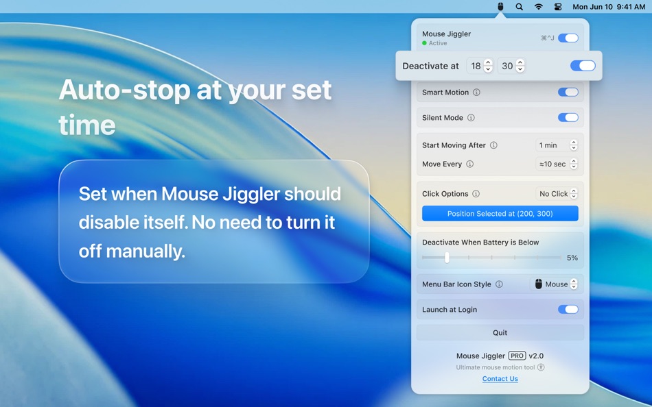 #2. Mouse Jiggler – Mouse Mover (macOS) By: Bohdan Bilous