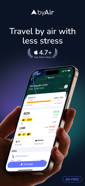 ‎byAir: Airplane Tracker Screenshot