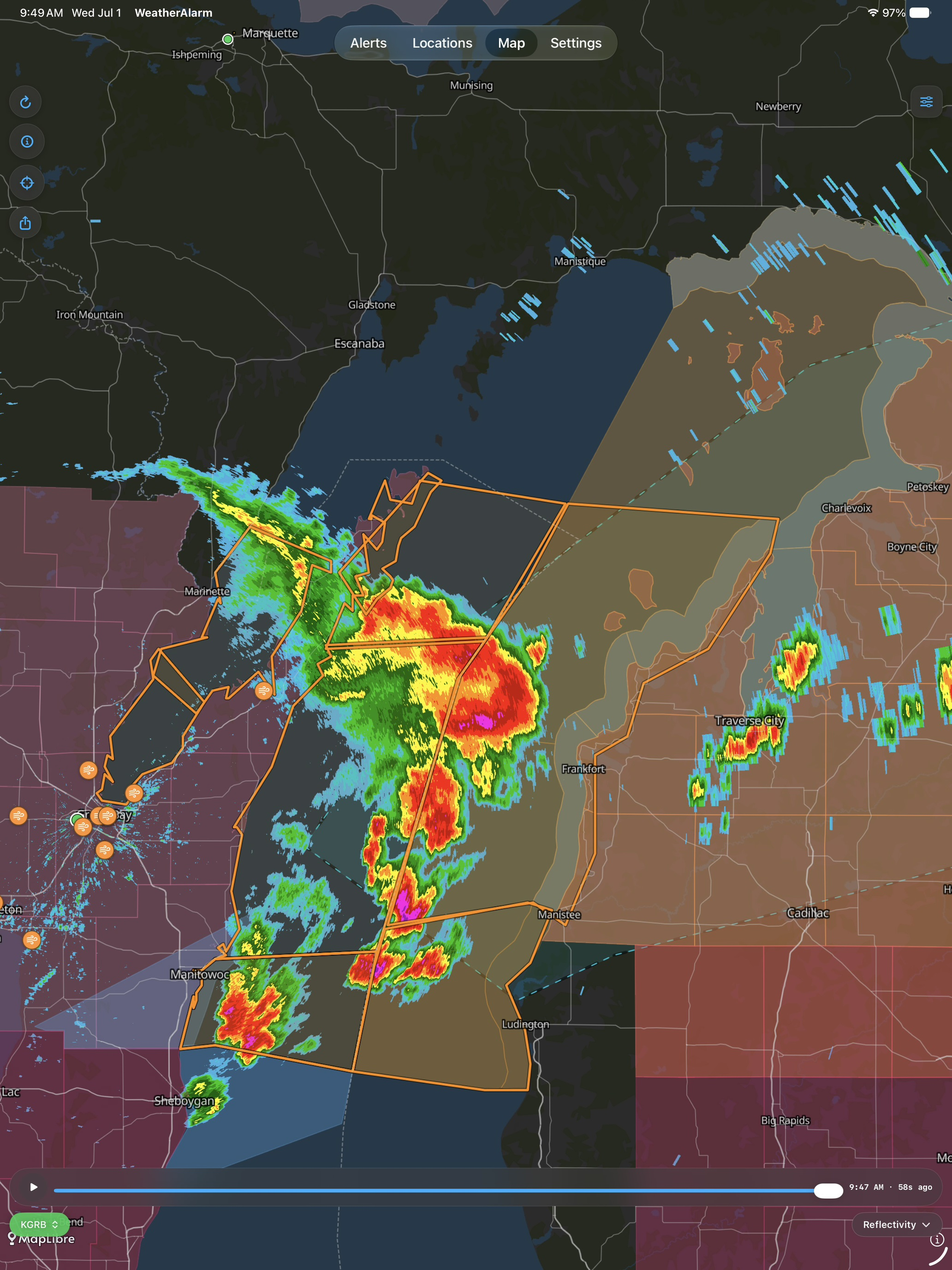 WeatherAlarmApp screenshot 12