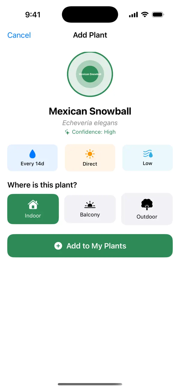 Screenshot #2 pour PlantWaterAI Arrosage