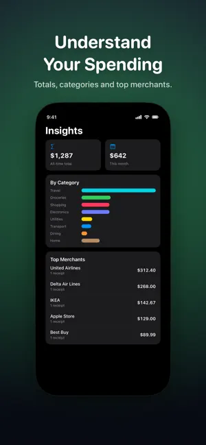 Receipt Vault: Scanner screenshot 1