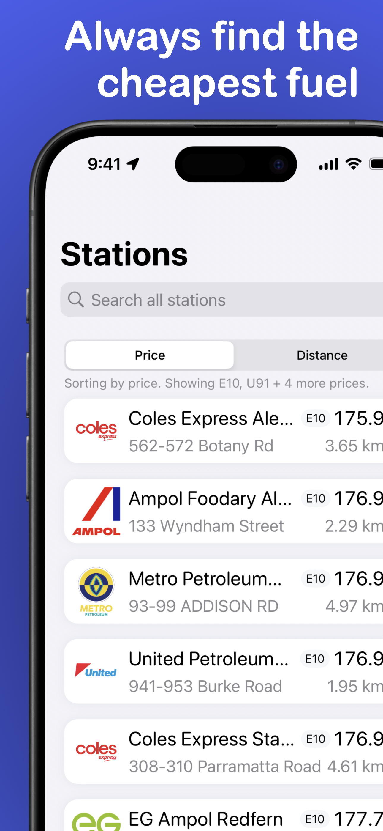 Petty: Cheap Petrol Finder