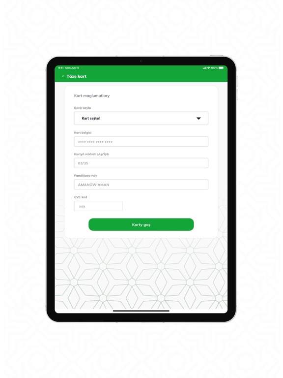 App screenshot