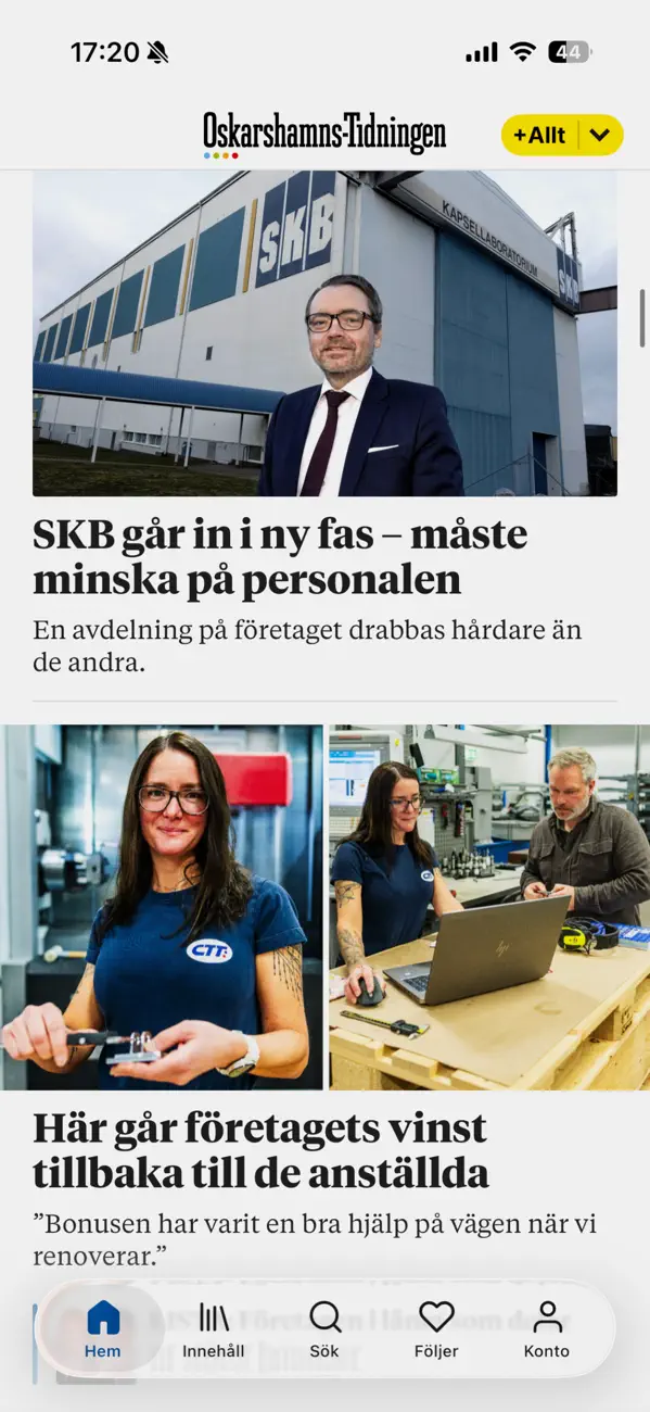 Screenshot #3 pour Oskarshamns-Tidningen