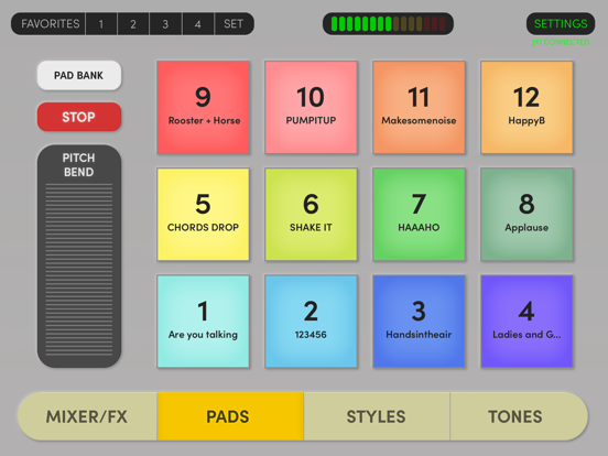 iKeys Station iPad screenshot 4 - Music app