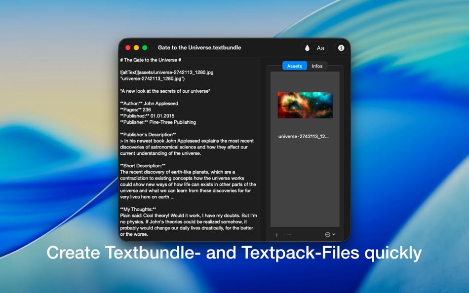 #1. Textbundle Editor (macOS) di: Xelaton Software