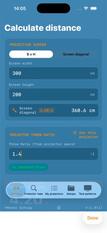 BeamerCalc screenshot