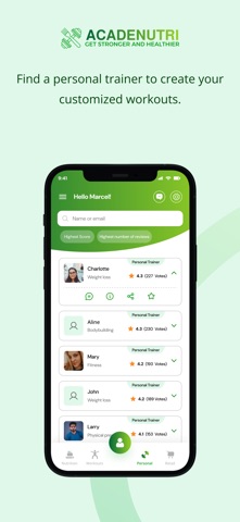 Acadenutri screenshot