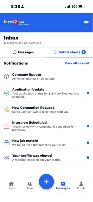 Faces2Hire screenshot 1