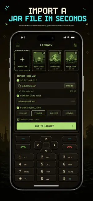 J2ME Emulator screenshot 2
