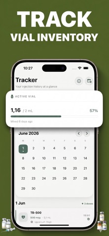 Peptide: Calculator & Tracker Screenshot 3 of 6