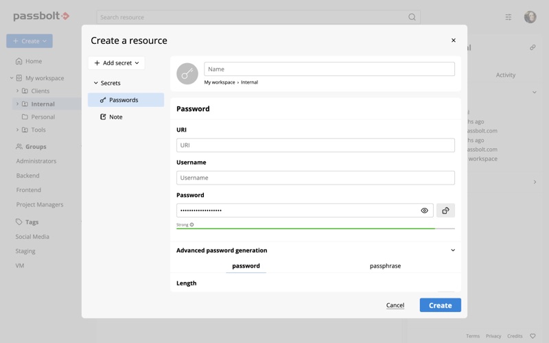 Passbolt - password manager screenshot 2
