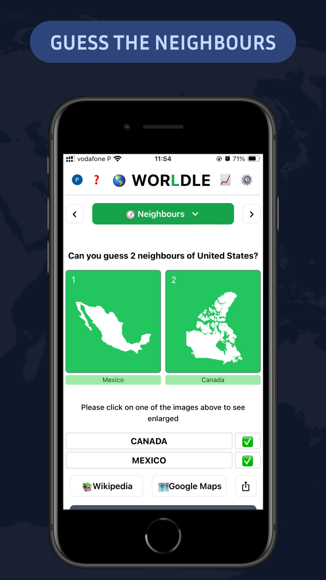 Worldle - Guess The Country! screenshot 3