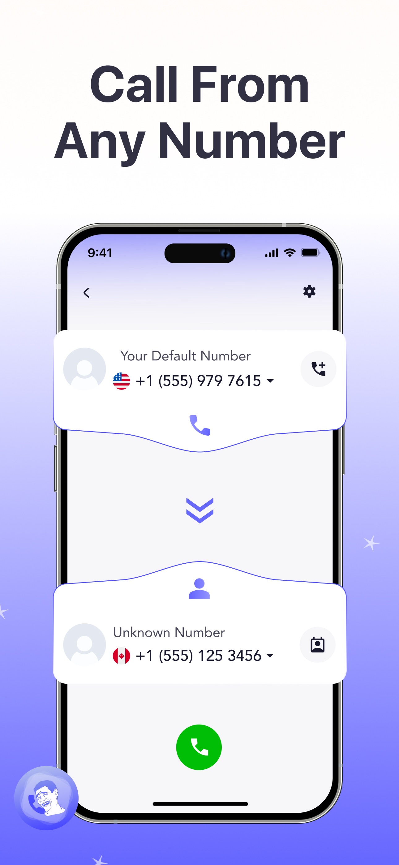 AnyCall: Call From Any Number screenshot 1
