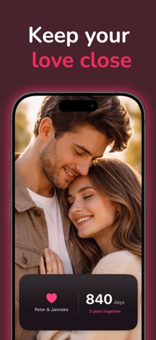 Love Counter & Tracker - Amora iPhone screenshot