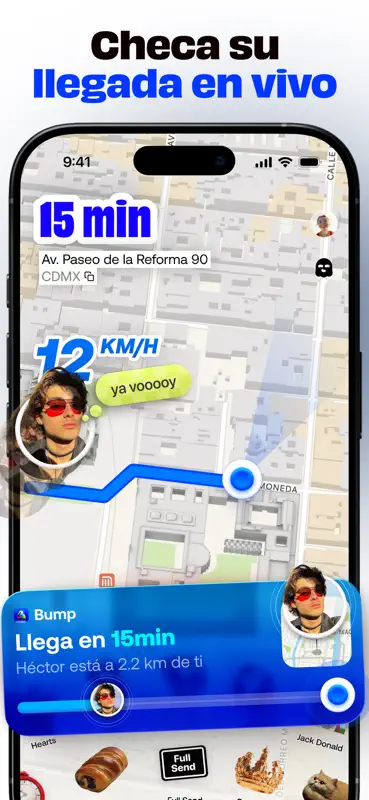 Bump - mapa para amigos screenshot 3 of 10