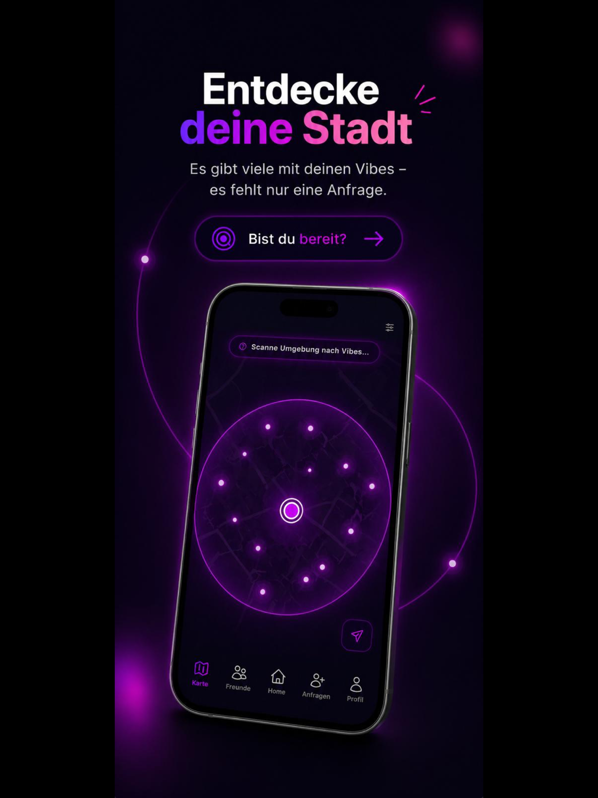 VibesUp: Freunde finden & Chat