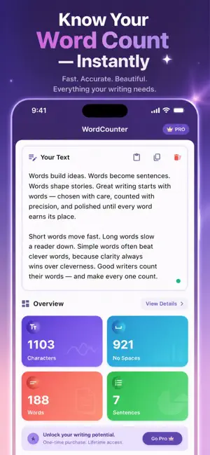 Word & Character Counter screenshot 1