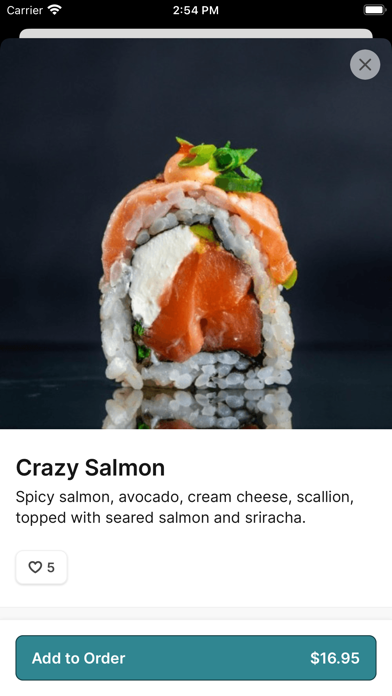 SUSHARK iPhone screenshot 3 - Food & Drink app